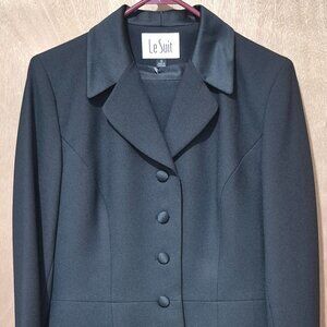 Le Suit, size 10, navy blue